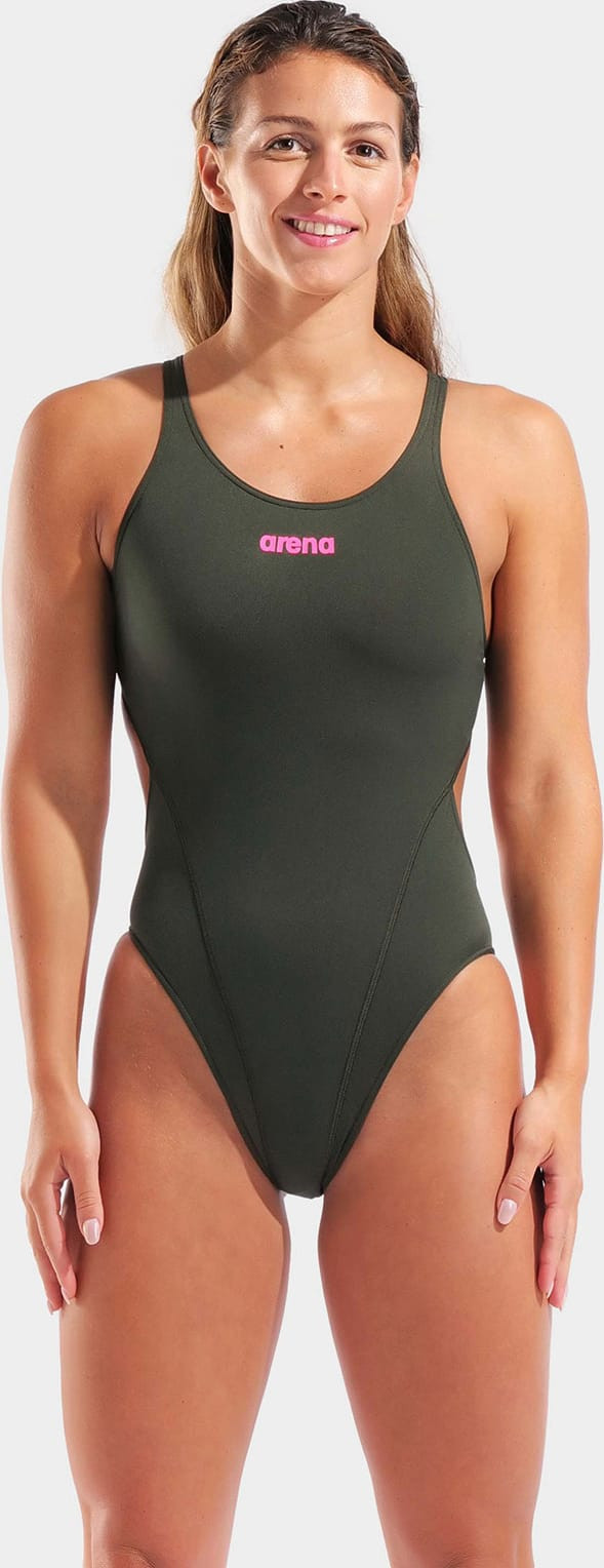 Купальник закритий для жінок Arena TEAM SWIMSUIT SWIM TECH SOLID темно-зелений Жін 40 004763-609