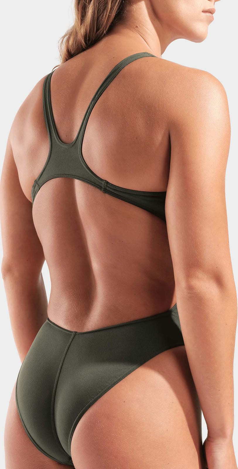 Купальник закритий для жінок Arena TEAM SWIMSUIT SWIM TECH SOLID темно-зелений Жін 40 004763-609