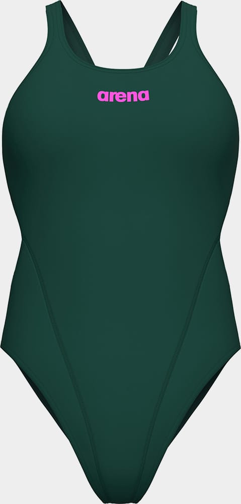 Купальник закритий для жінок Arena TEAM SWIMSUIT SWIM TECH SOLID темно-зелений Жін 40 004763-609
