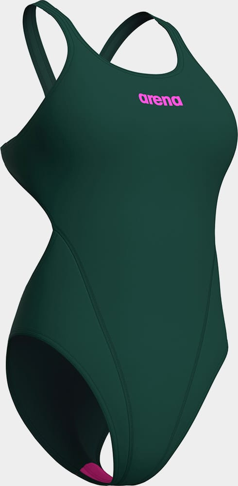 Купальник закритий для жінок Arena TEAM SWIMSUIT SWIM TECH SOLID темно-зелений Жін 40 004763-609
