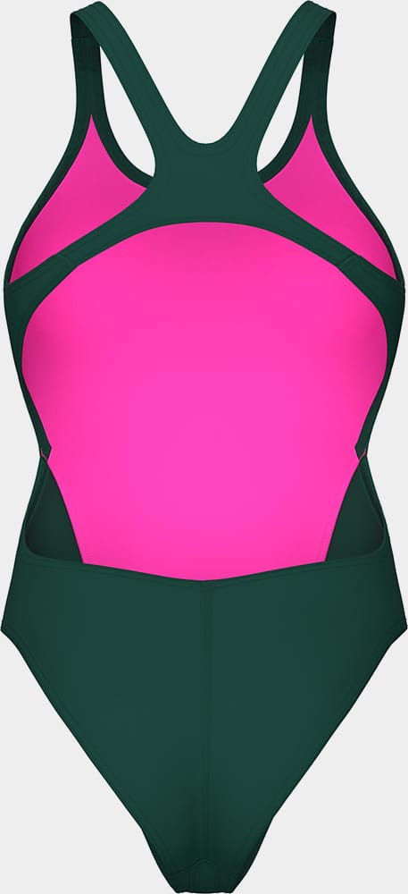 Купальник закритий для жінок Arena TEAM SWIMSUIT SWIM TECH SOLID темно-зелений Жін 40 004763-609
