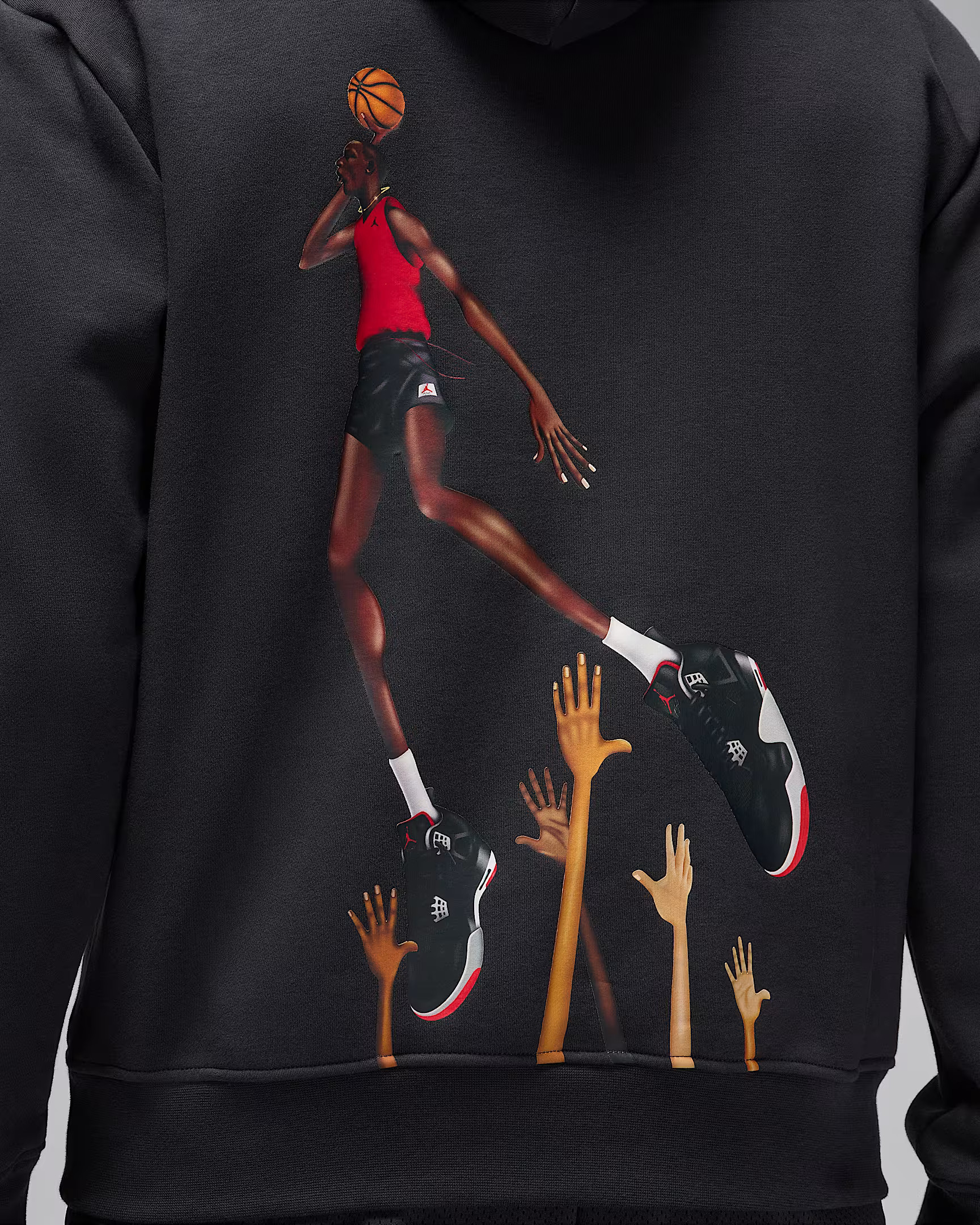 Худі Jordan Hoodie Grafit BIG Foot HF5470-070
