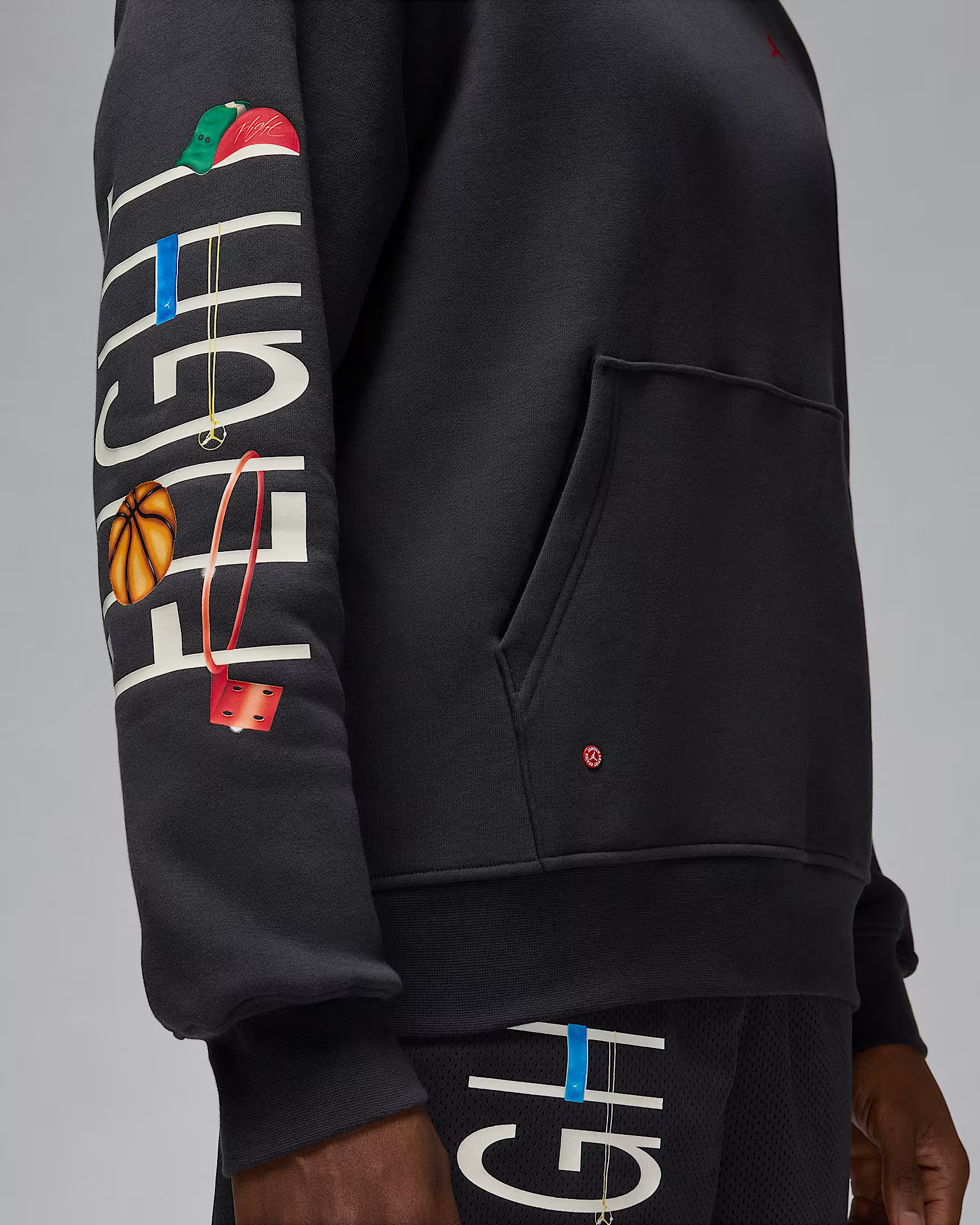 Худі Jordan Hoodie Grafit BIG Foot HF5470-070