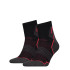 Шкарпетки Head HIKING QUARTER 2PPK  UNISEX чорний, червоний Уні 35-38 781002001-232