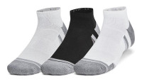Шкарпетки UA Performance Tech 3pk Low чорний, сірий Уні XL 1379504-003