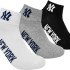 Шкарпетки New York Yankees 3 pk Quarter чорний, білий, сірий Уні 35-38 15100003-1003