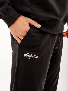 Штани AUSTRALIAN ESSENTIAL FLEECE PANTS RIB BOTTOM LSUPA0010-003