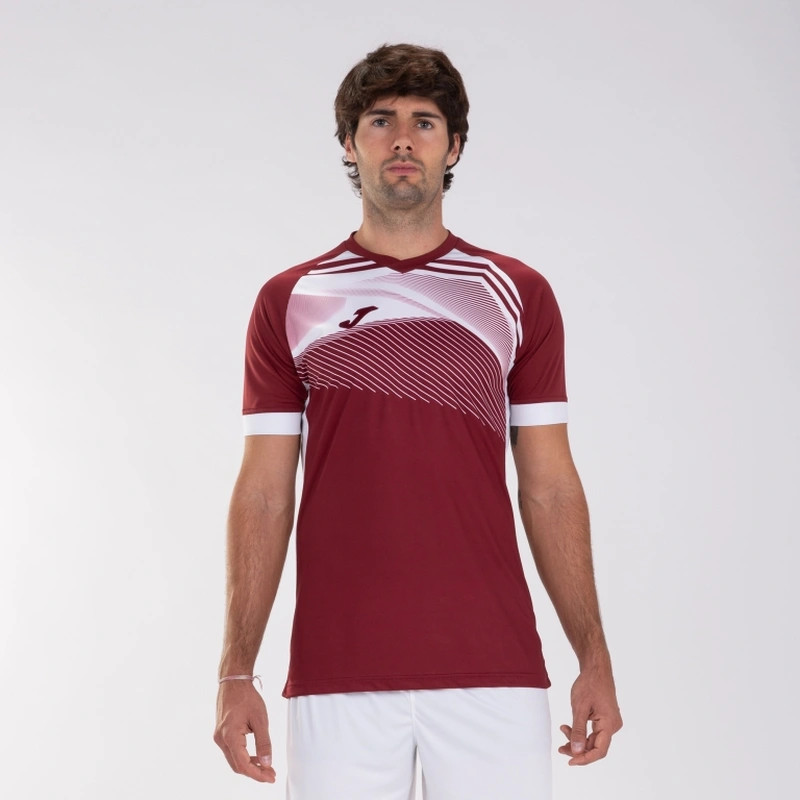 Футболка Joma SUPERNOVA II бордово-біла 101604.672 101604.672