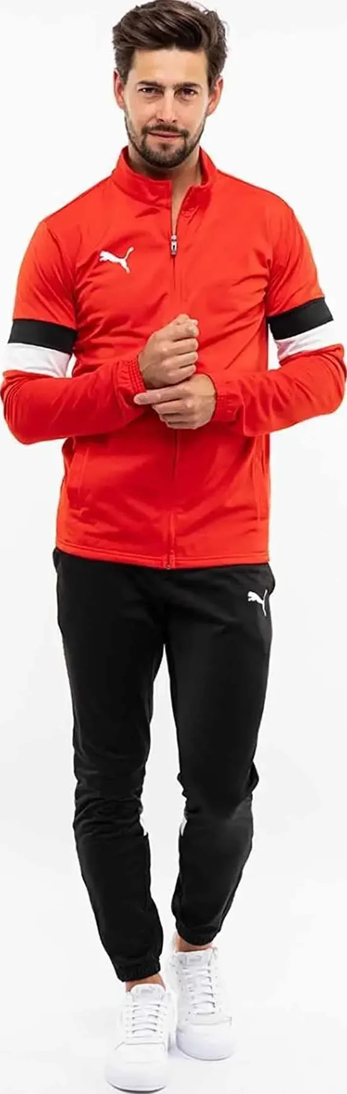 Костюм спортивний Puma teamRISE Tracksuit червоний, чорний Чол S 658653-01
