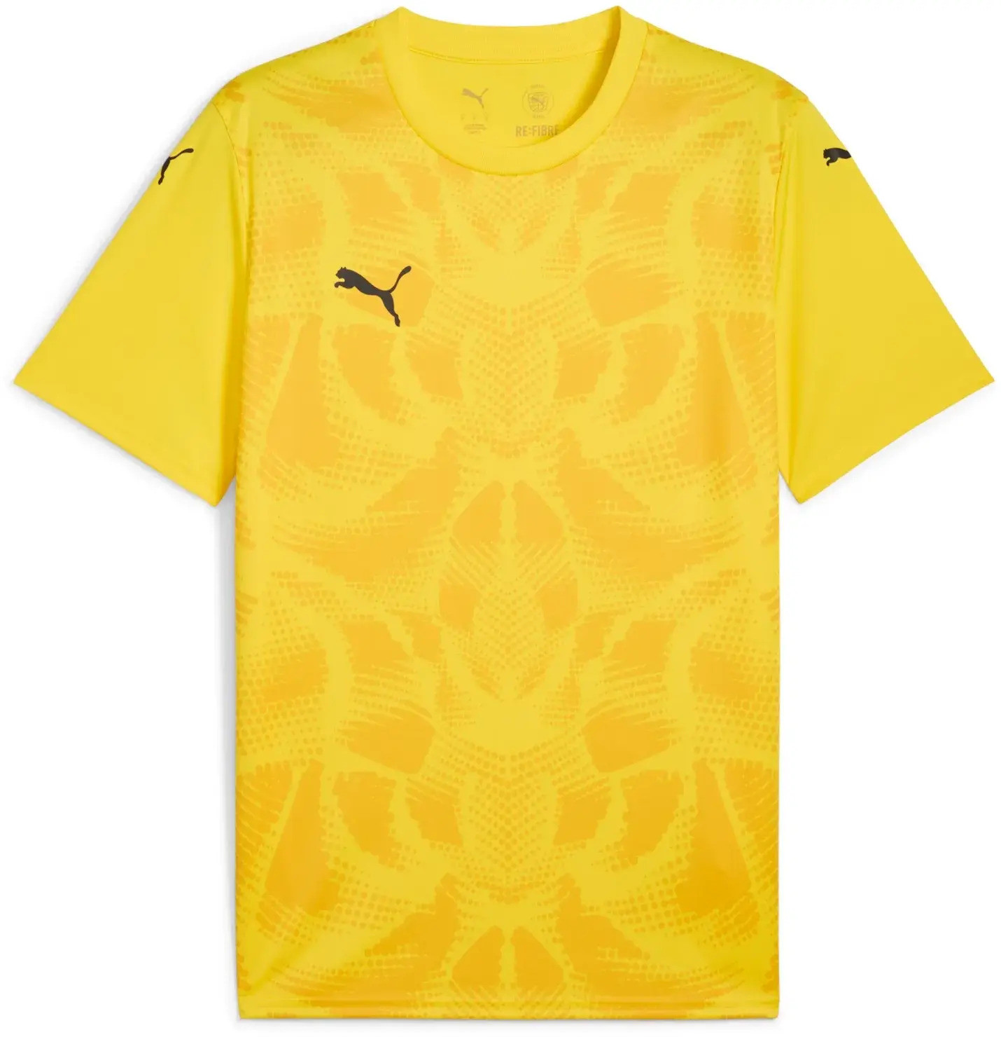 Майка teamultimate jersey faster yellow-puma black 706280-07