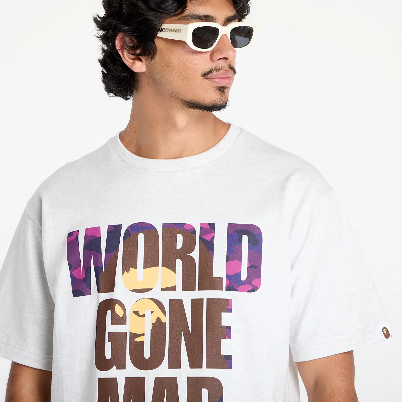 Футболка A BATHING APE COLOR CAMO WGM APE HEAD OVERLAP TEE 001TEK801024M