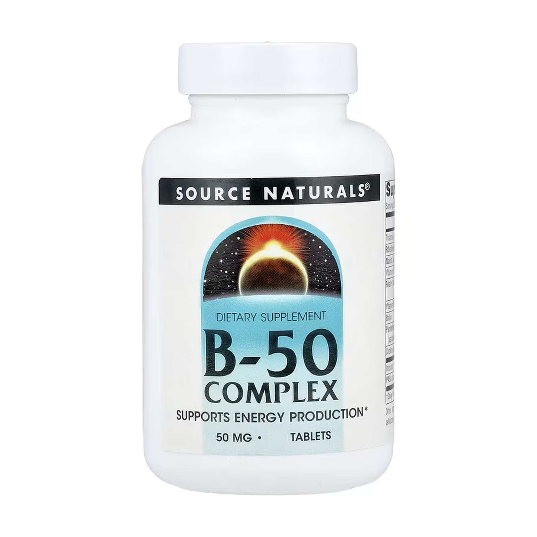 Таблетки Source Naturals Vitamin B-50 Complex 50mg - 50 tabs 2023-10-5553