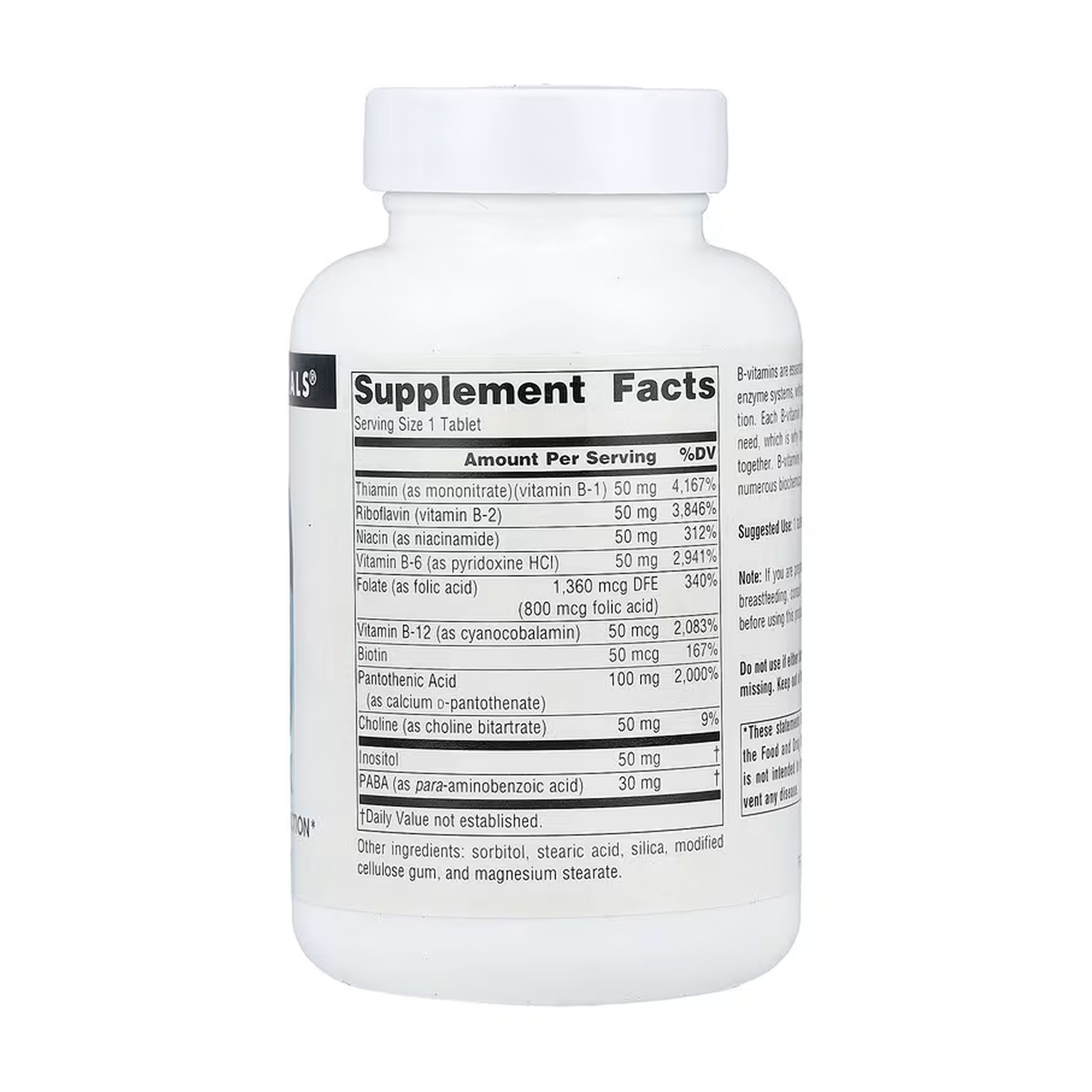 Таблетки Source Naturals Vitamin B-50 Complex 50mg - 50 tabs 2023-10-5553