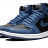 Кросівки Jordan 1 Retro High OG Dark Marina Blue 555088-404