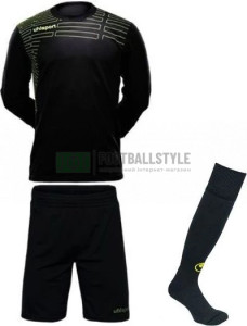 Футбольна форма воротарська дитячий Uhlsport MATCH GK Set чорно-жовтий 100558701/100558801 100558701/100558801-CH