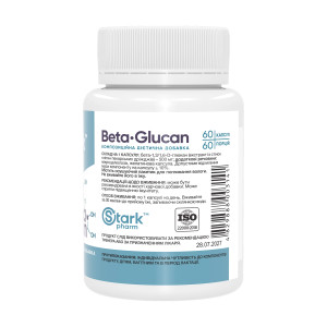 Капсули Stark Pharm Beta-Glucan 500mg - 60 caps 2023-10-6498