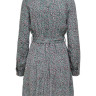 Сукня ONLANE LIFE L/S BELTED DRESS WVN 15242603-Stormy Sea-AOP:CURIOSA DITSY ONLY L Сірий 15242603-STORMY SEA-AOP:C