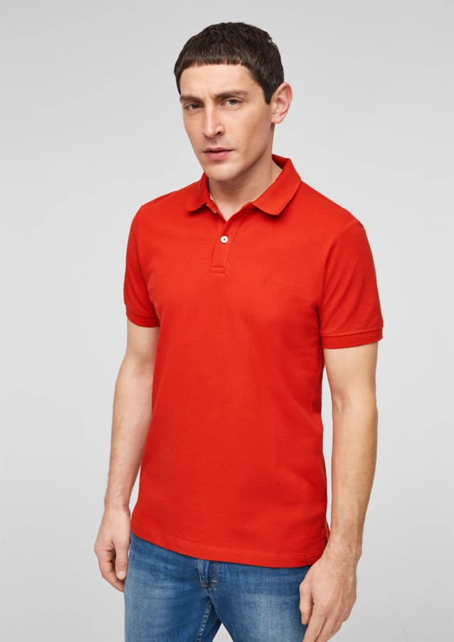 Поло Polo The shirt REGULAR FIT 13.1Q1.35.2775-2461 s.Oliver M Червоний 13.1Q1.35.2775-2461
