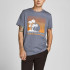 Футболка JJPALM TEE SS 12200243-Grisaille-Fit:Standard Fit Jack&Jones L Сірий 12200243-GRISAILLE-FIT:ST
