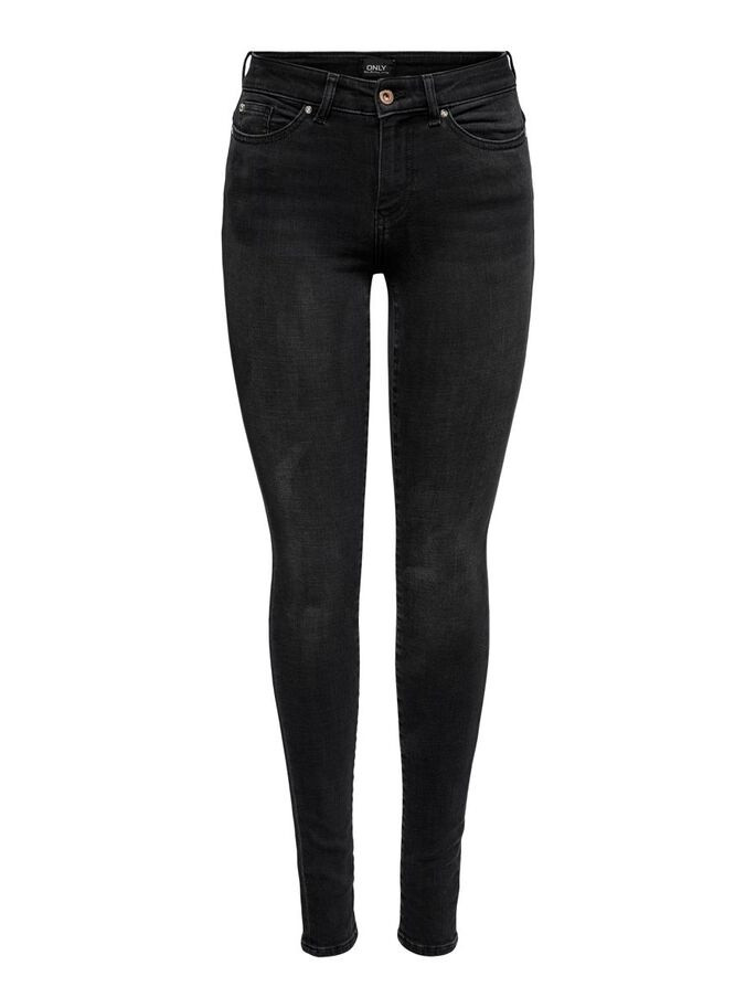 Джинси ONLANNE K LIFE MID SKINNY AGI 442 NOOS 15230042 Black ONLY S/30 Чорний 15230042Black