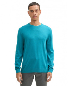 Кофта men's Pullover sweater 1039805-37094 Tom Tailor L Блакитний 1039805-37094