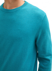 Кофта men's Pullover sweater 1039805-37094 Tom Tailor L Блакитний 1039805-37094