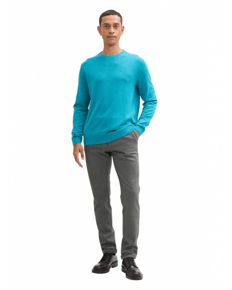 Кофта men's Pullover sweater 1039805-37094 Tom Tailor L Блакитний 1039805-37094
