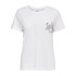 Футболка ONLKITA LIFE REG S/S TOP BOX JRS 15231603 Bright White-CRAB ONLY M Білий 15231603BrightWhite-CRAB