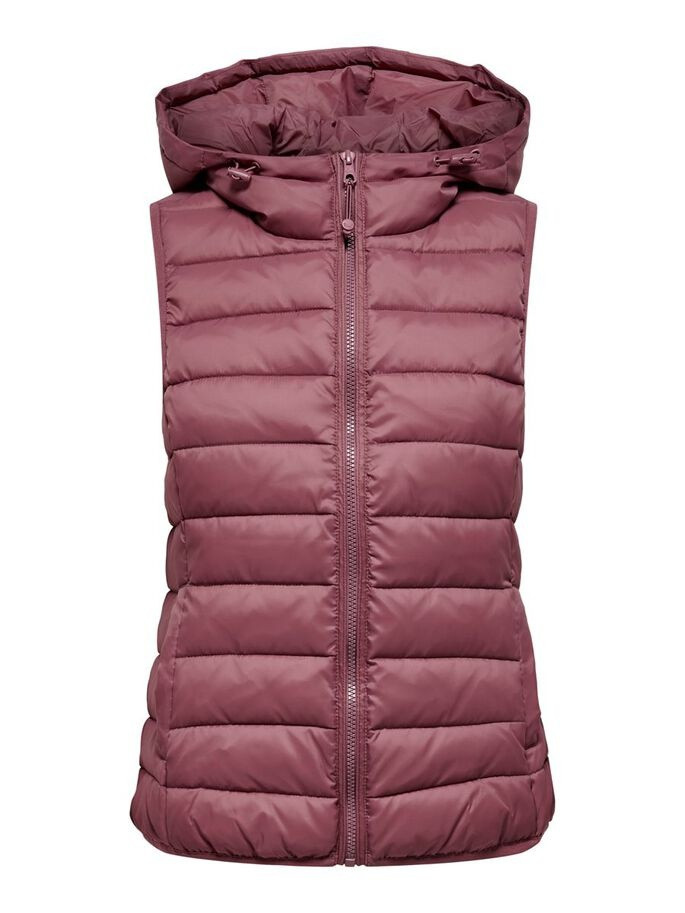 Жилетка ONLNEWTAHOE HOOD WAISTCOAT OTW NOOS 15205760-Rose Brown ONLY XS Розовий 15205760-Rose Brown