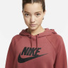 Худі жіноче Nike Sportswear Essential Fleece Orange DX2319-691