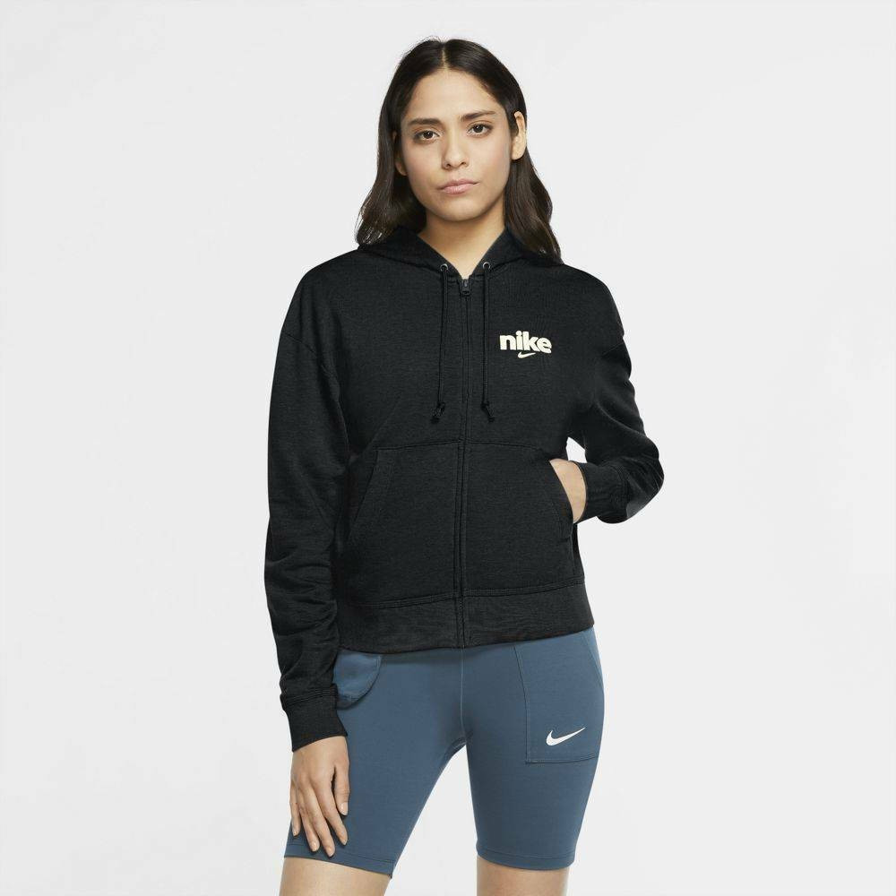 Толстовка жіноча Nike Fleece Varsity Black CU5056-010