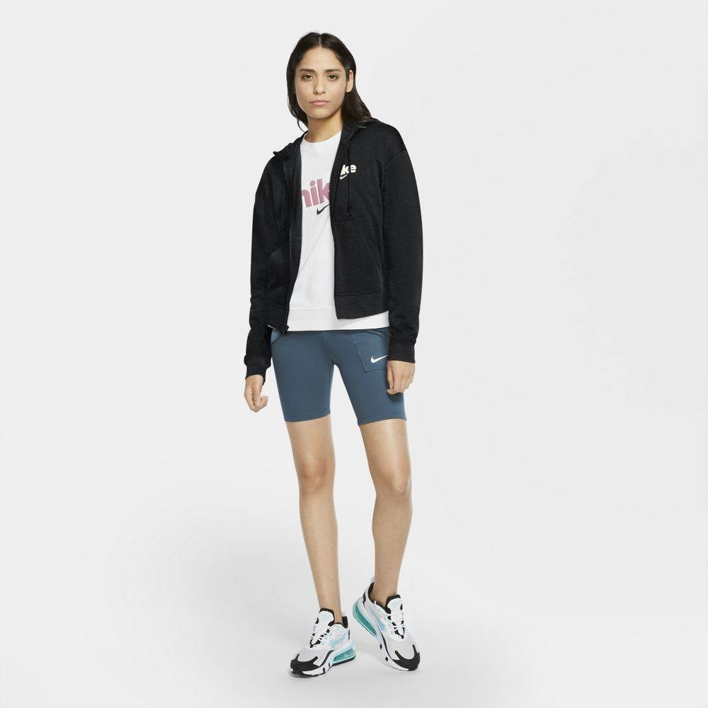 Толстовка жіноча Nike Fleece Varsity Black CU5056-010