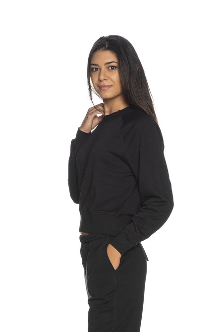 Толстовка ONLFEEL LIFE L/S RAGLAN O-NECK SWT 15234301-Black ONLY S Чорний 15234301-Black