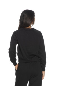 Толстовка ONLFEEL LIFE L/S RAGLAN O-NECK SWT 15234301-Black ONLY S Чорний 15234301-BLACK