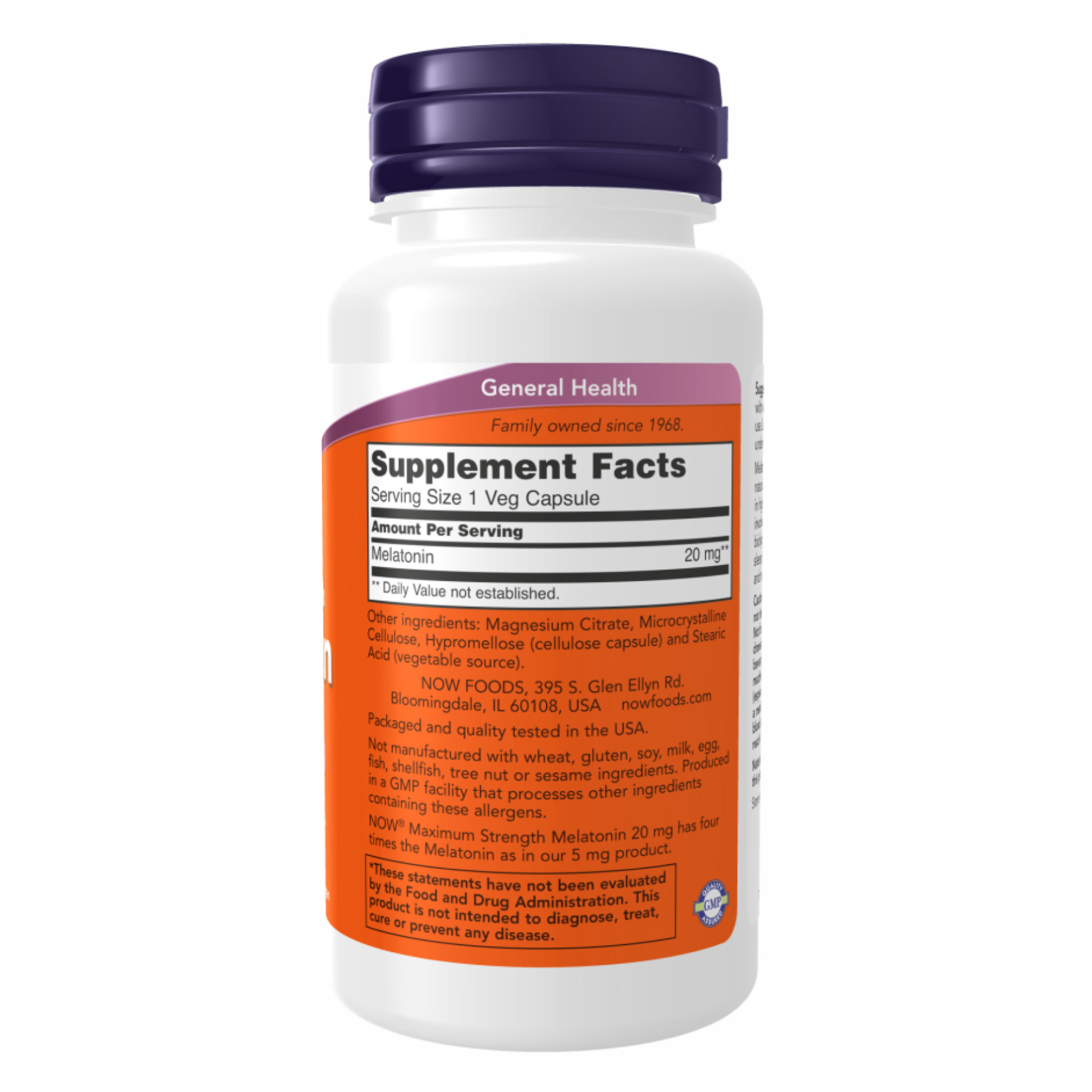 Капсули Melatonin 20mg - 90 vcaps 2022-10-1710