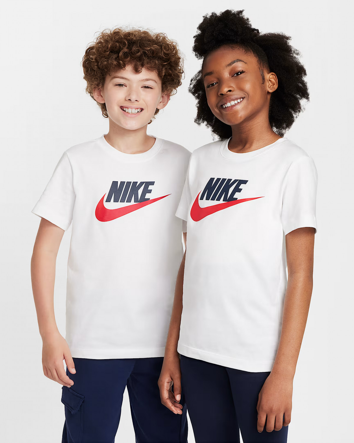 Футболка підліткова K NSW TEE FUTURA HBR FZ5178-100 Nike L Білий FZ5178-100