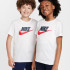 Футболка підліткова K NSW TEE FUTURA HBR FZ5178-100 Nike L Білий FZ5178-100
