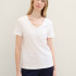 Футболка Organic cotton t-shirt 1041533ХХ10315 Tom Tailor L Білий 1041533ХХ10315
