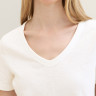 Футболка Organic cotton t-shirt 1041533ХХ10315 Tom Tailor L Білий 1041533ХХ10315