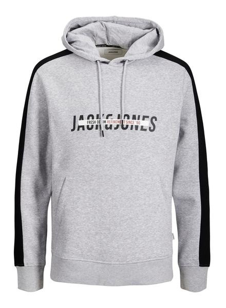 Худі JJCUT SWEAT HOOD 12200692-Light Grey Melange Jack&Jones M Сірий 12200692-Light Grey Melan