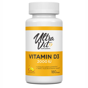 Софт гелеві капсули Vitamin D3 2000 IU - 180 softgels 2022-10-0309