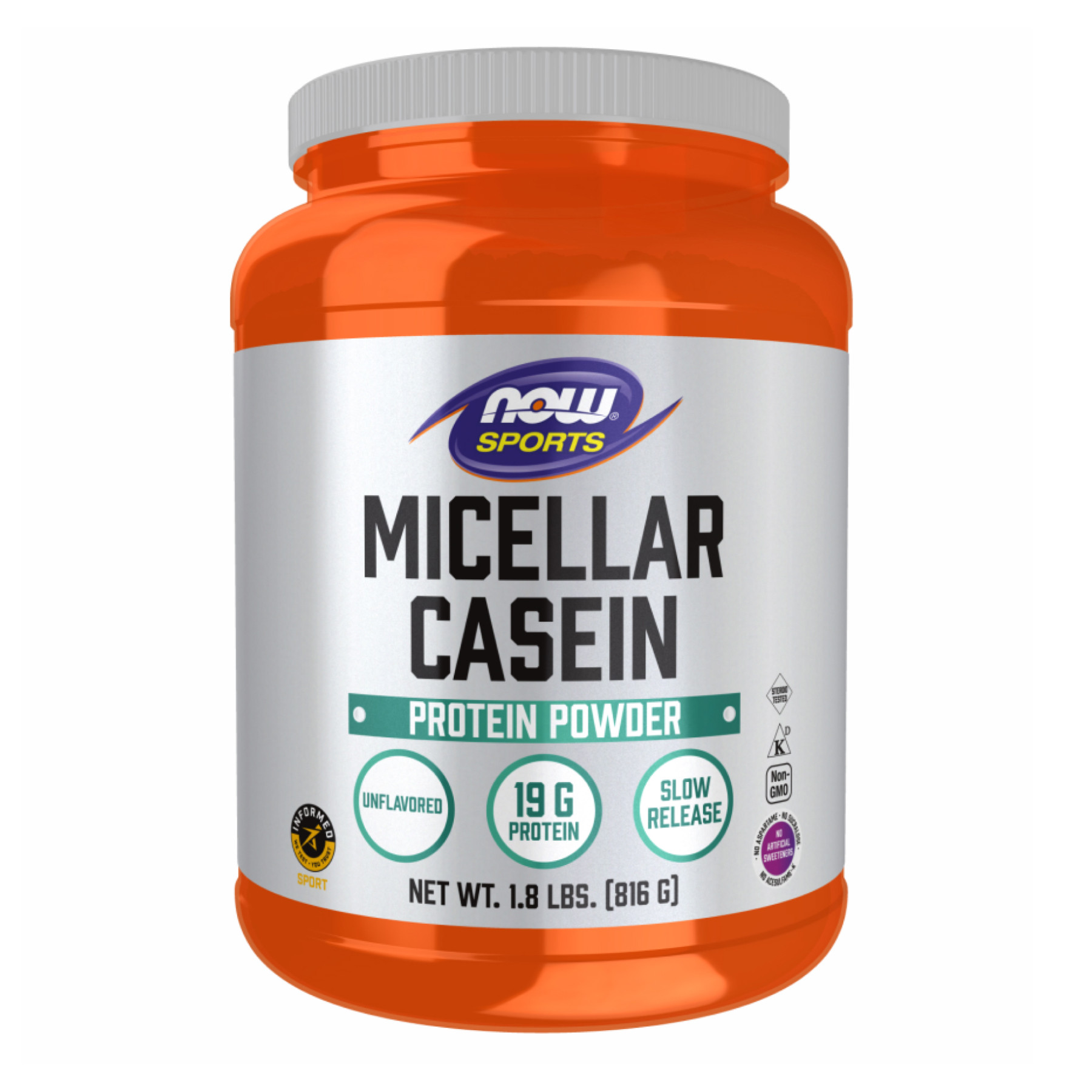 Капсули Micellar Casein - 816g Unflavored 2022-10-1342