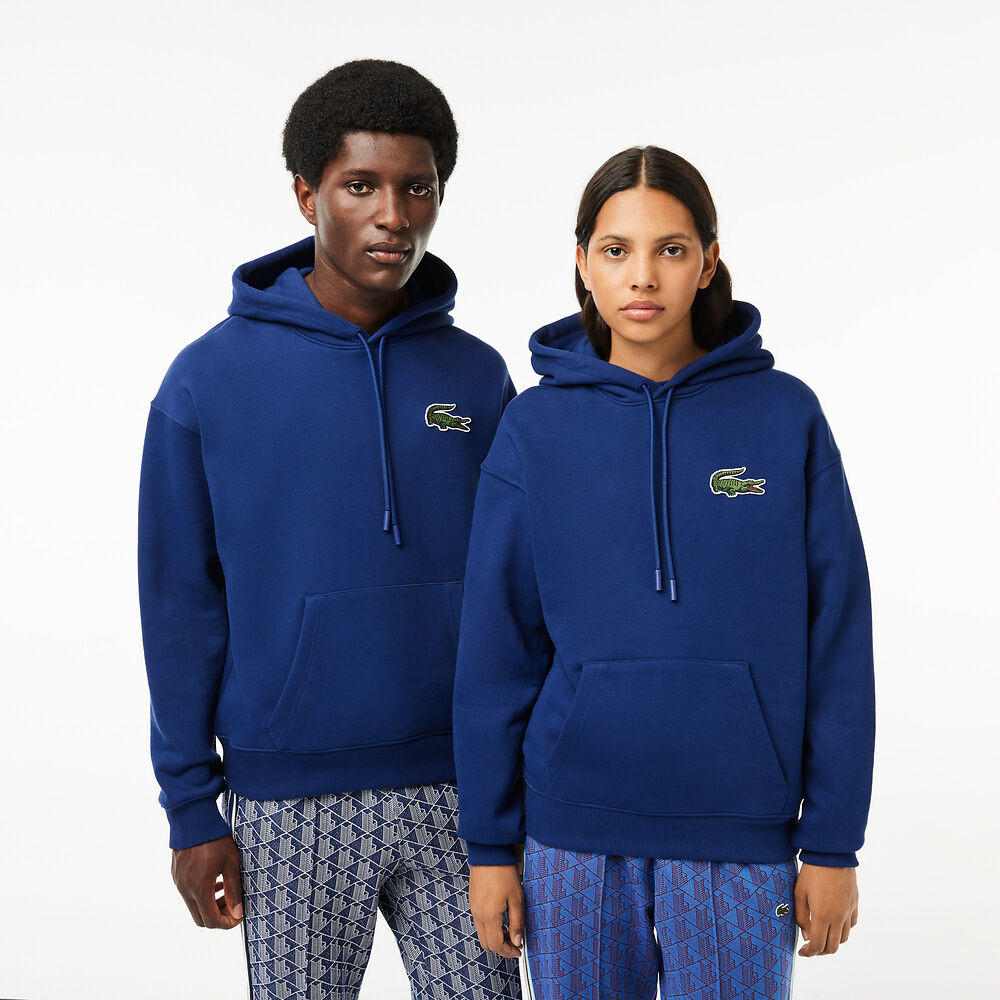 Худі унісекс Lacoste Loose Fit Hoodie Blue SH6404F9F M SH6404F9F