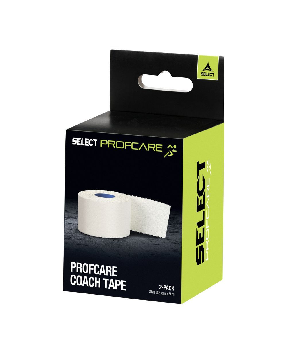 Тейп SELECT Coach Sportstape 2-Pack (001) білий, 3,8см*9м 700822