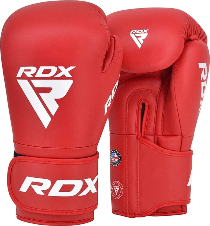 Рукавиці боксерські RDX BOXING GLOVES AS1 червоний 10 унцій (BGR-AS1R) BGR-AS1R