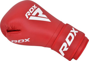 Рукавиці боксерські RDX BOXING GLOVES AS1 червоний 10 унцій (BGR-AS1R) BGR-AS1R