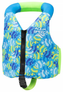 Жилетка для плавання Aqua Speed Aqua Pals 61138 бірюзовий, салатовий Діт 15-19 кг 628-02