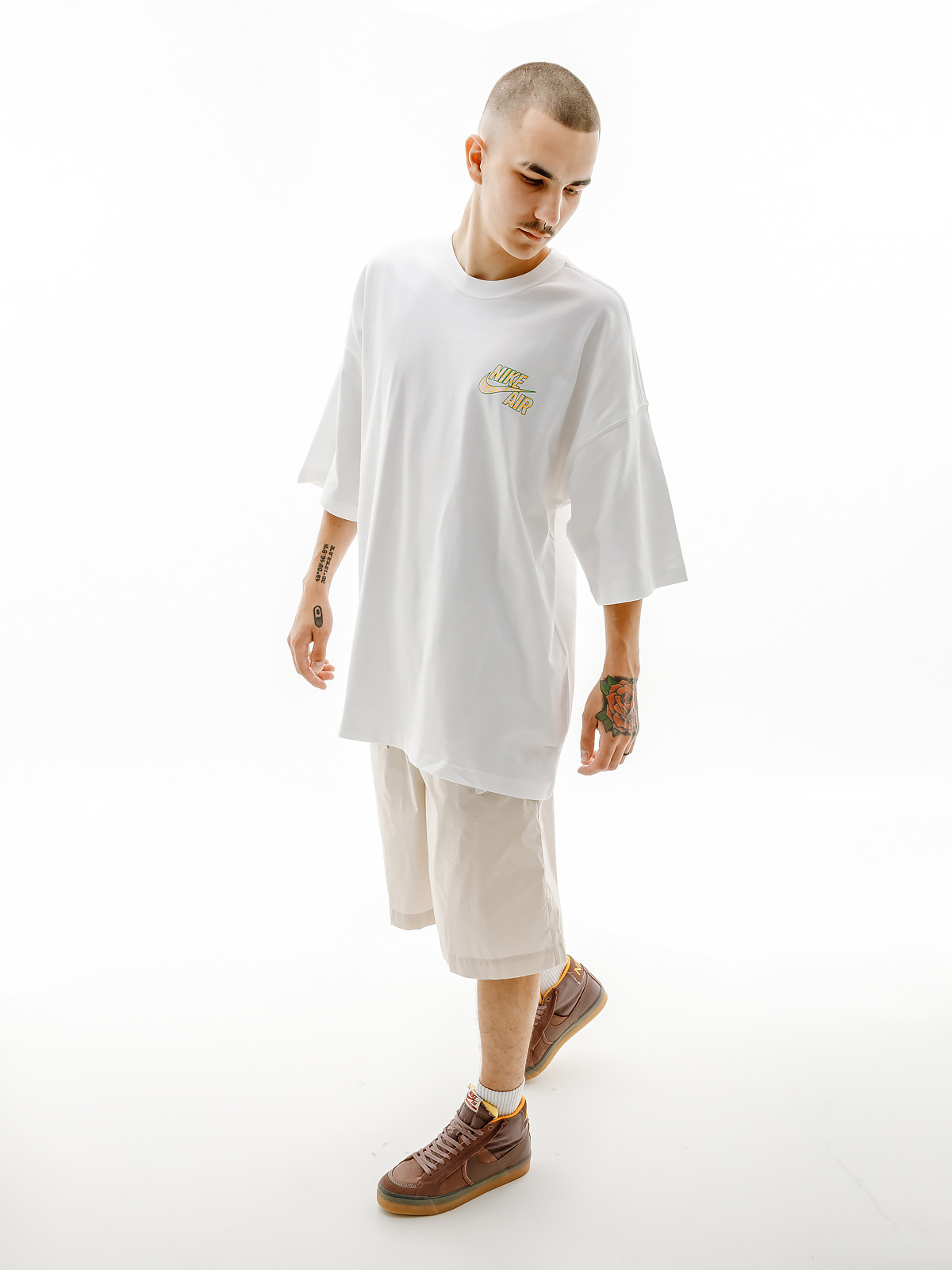 Футболка Nike M NSW TEE OS BRANDRIFFS LBR FB9817-100