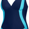 Купальник закритий для жінок Aqua Speed GRETA 5535 темно-синій, блакитний Жін 36 351-04