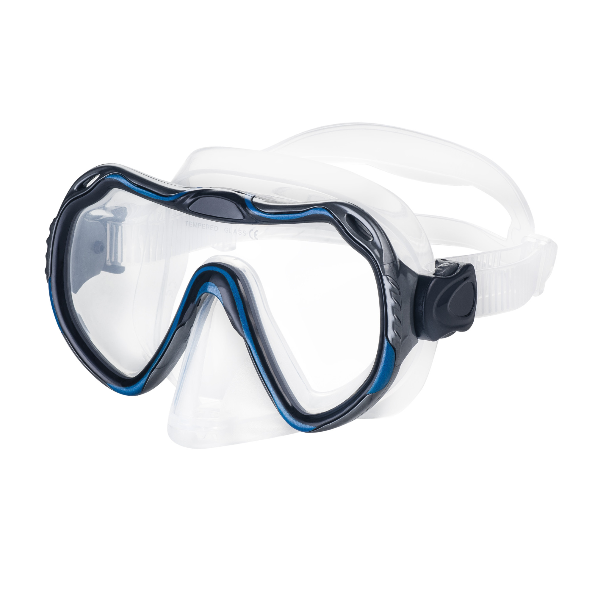 Набір маска і трубка Aqua Speed JAVA + ELBA 8205 синій Уні OSFM 614-11